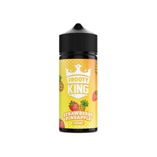 Frooty King 100ml Shortfill 0mg (70VG/30PG) - Flavour: Strawberry Pineapple