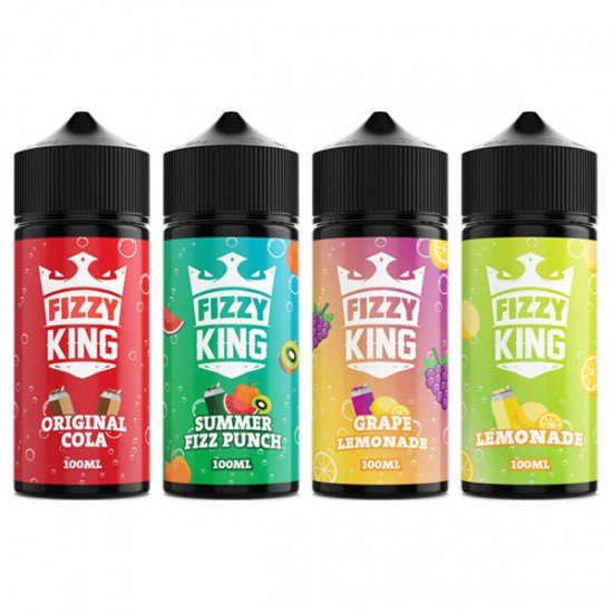 Fizzy King 100ml Shortfill 0mg (70VG/30PG) - Flavour: Pink Lemonade