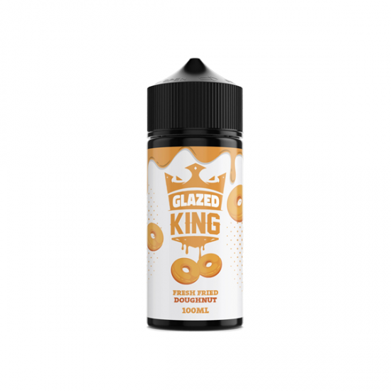 Glazed King 100ml Shortfill 0mg (70VG/30PG) - Flavour: Fresh Fried Doughnut