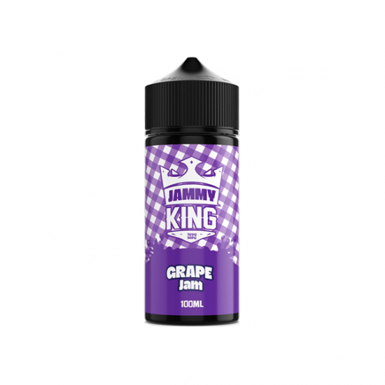 Jammy King 100ml Shortfill 0mg (70VG/30PG) - Flavour: Grape Jam