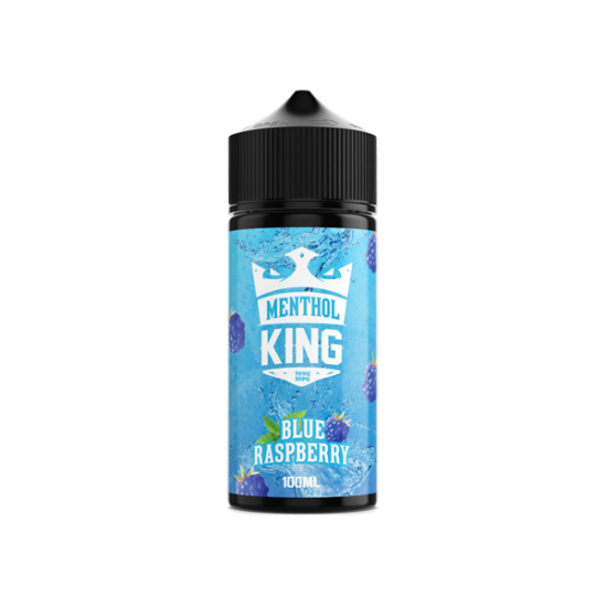 Menthol King 100ml Shortfill 0mg (70VG/30PG) - Flavour: Blue Raspberry