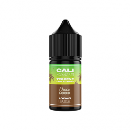 CALI VAPE 100mg Full Spectrum CBD E-liquid 10ml - Flavour: Choco Loco