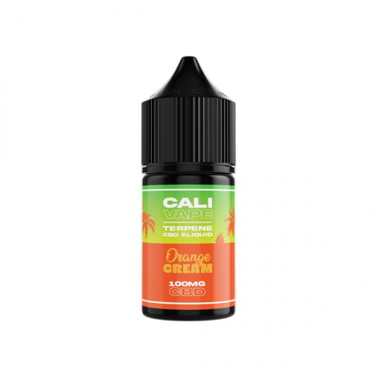 CALI VAPE 100mg Full Spectrum CBD E-liquid 10ml - Flavour: Orange Cream