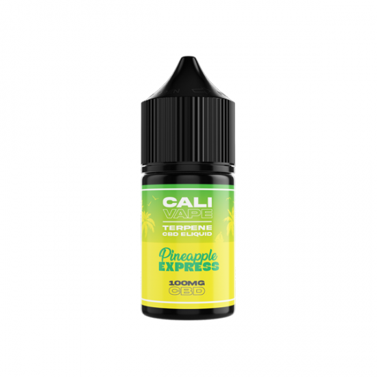 CALI VAPE 100mg Full Spectrum CBD E-liquid 10ml - Flavour: Pineapple Express