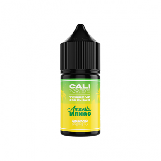 CALI VAPE 250mg Full Spectrum CBD E-liquid 10ml - Flavour: Amnesia Mango