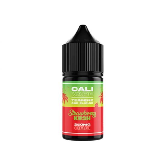 CALI VAPE 250mg Full Spectrum CBD E-liquid 10ml - Flavour: Strawberry Kush