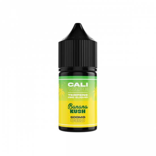 CALI VAPE 500mg Full Spectrum CBD E-liquid 10ml - Flavour: Banana Kush