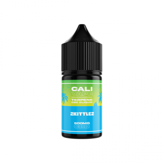 CALI VAPE 500mg Full Spectrum CBD E-liquid 10ml - Flavour: Zkittlez