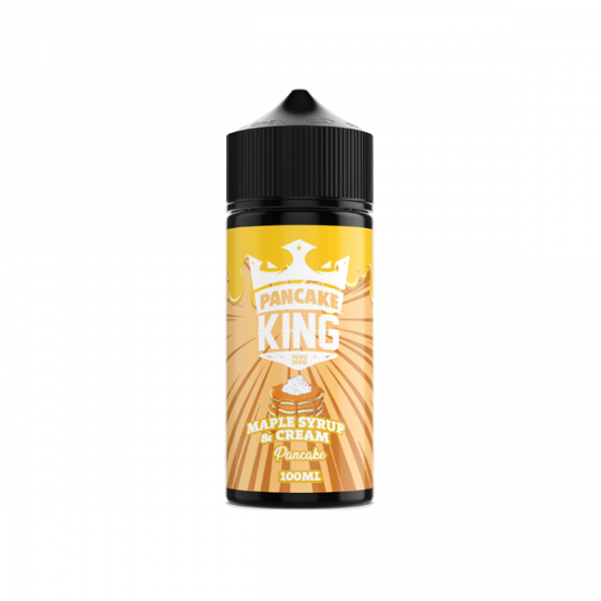 Pancake King 100ml Shortfill 0mg (70VG/30PG) - Flavour: Maple Syrup & Cream Pancake