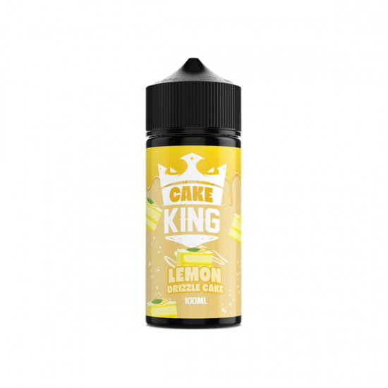 Cake King 100ml Shortfill 0mg (70VG/30PG) - Flavour: Lemon Drizzle Cake