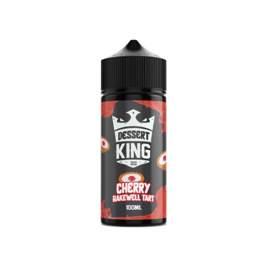 Dessert King 100ml Shortfill 0mg (70VG/30PG) - Flavour: Cherry Bakewell Tart