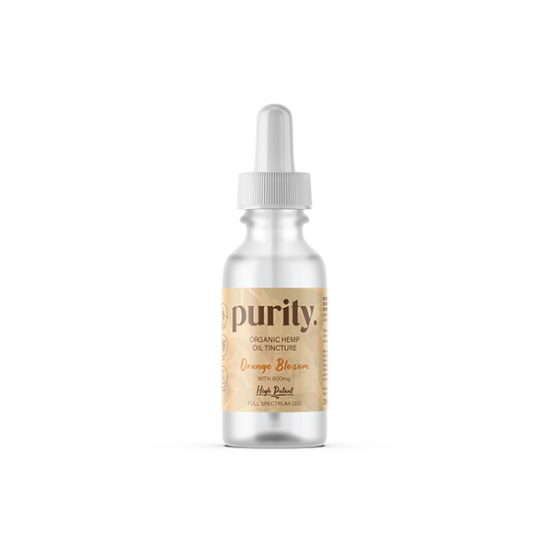 Purity 600mg Full-Spectrum High Potency CBD Olive Oil 30ml - Flavour: Orange Blossom