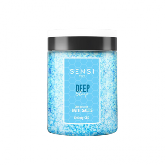 Sensi CBD 1000mg CBD Infused Bath Salts - 700g (BUY 1 GET 1 FREE) - Flavour: Deep Sleep