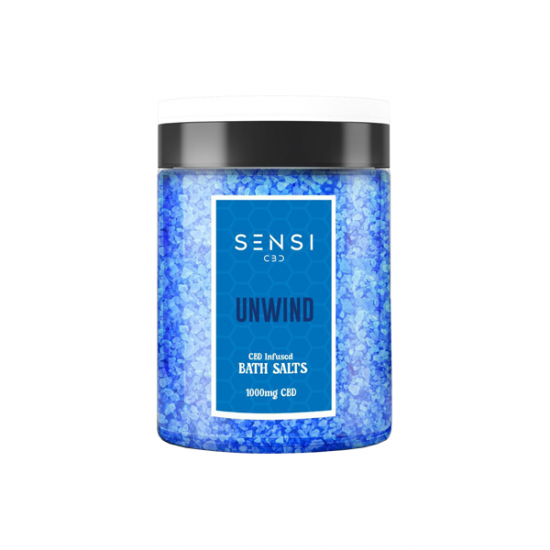 Sensi CBD 1000mg CBD Infused Bath Salts - 700g (BUY 1 GET 1 FREE) - Flavour: Un-Wind