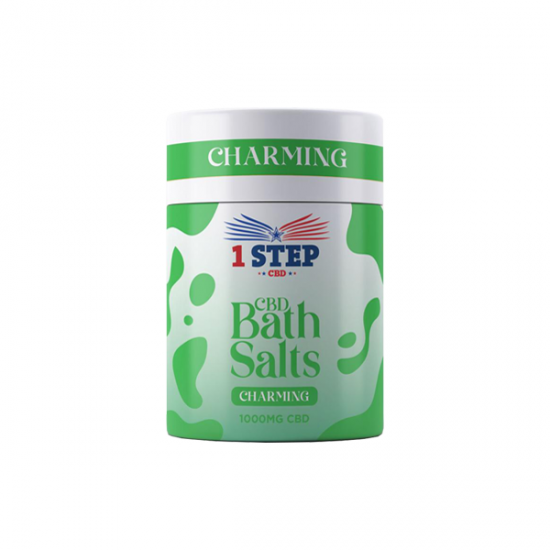 1 Step CBD 1000mg CBD Bath Salts - 500g (BUY 1 GET 1 FREE) - Flavour: Charming