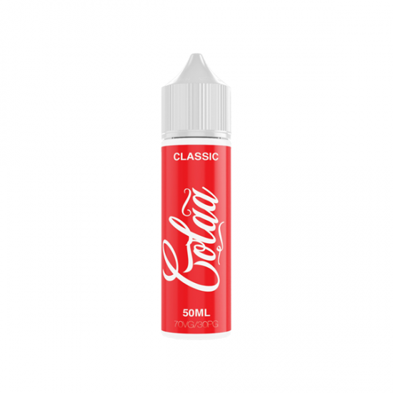 Colaa 50ml Shortfill 0mg (70VG/30PG) - Flavour: Classic & Quantity: x10