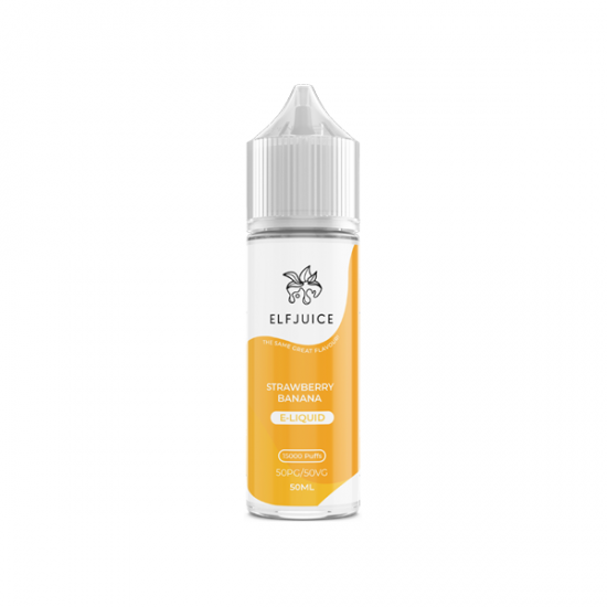 Elf Juice 50ml Shortfill 0mg (50VG/50PG) - Flavour: Strawberry Banana