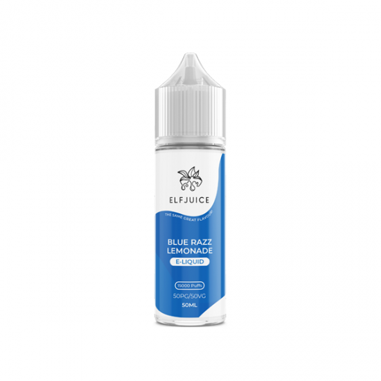 Elf Juice 50ml Shortfill 0mg (50VG/50PG) - Flavour: Blue Razz Lemonade