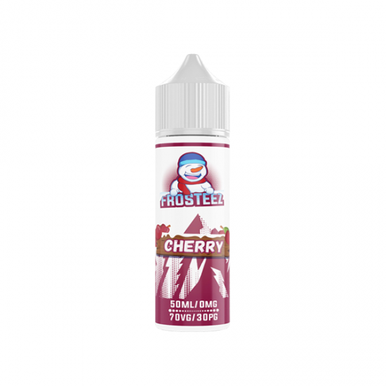 Frosteez 50ml Shortfill 0mg (70VG/30PG) - Flavour: Cherry & Quantity: x10