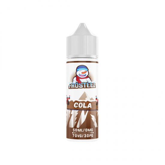 Frosteez 50ml Shortfill 0mg (70VG/30PG) - Flavour: Cola & Quantity: x10