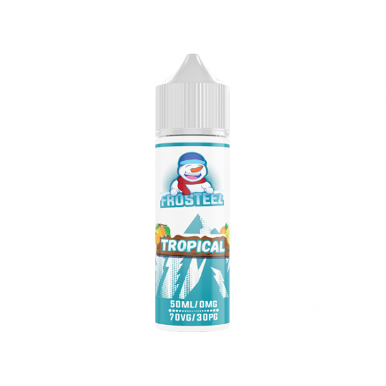 Frosteez 50ml Shortfill 0mg (70VG/30PG) - Flavour: Tropical & Quantity: x1