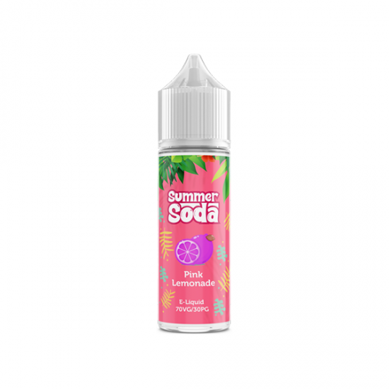 Summer Soda 50ml Shortfill 0mg (70VG/30PG) - Flavour: Pink Lemonade & Quantity: x10