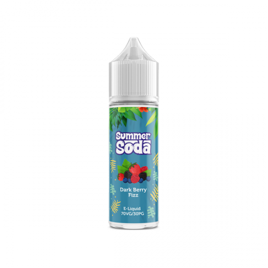 Summer Soda 50ml Shortfill 0mg (70VG/30PG) - Flavour: Dark Berry Fizz & Quantity: x10