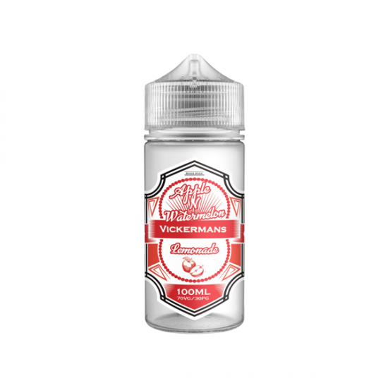 Vickermans Lemonade 100ml Shortfill 0mg (70VG/30PG) - Flavour: Apple N Watermelon Lemonade