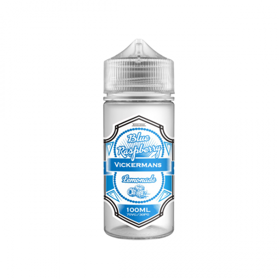 Vickermans Lemonade 100ml Shortfill 0mg (70VG/30PG) - Flavour: Blue Raspberry Lemonade