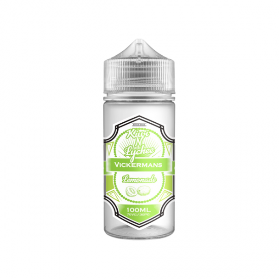 Vickermans Lemonade 100ml Shortfill 0mg (70VG/30PG) - Flavour: Kiwi N Lychee Lemonade