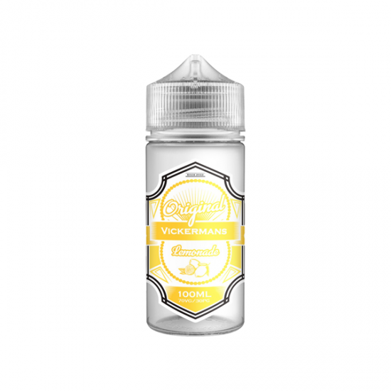 Vickermans Lemonade 100ml Shortfill 0mg (70VG/30PG) - Flavour: Original Lemonade