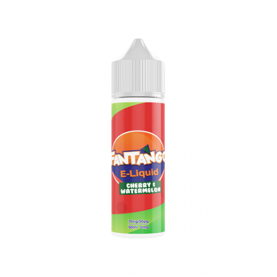 Fantango 50ml Shortfill 0mg (70VG/30PG) - Flavour: Cherry & Watermelon & Quantity: x10