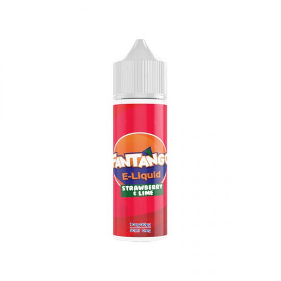 Fantango 50ml Shortfill 0mg (70VG/30PG) - Flavour: Strawberry & Lime & Quantity: x10