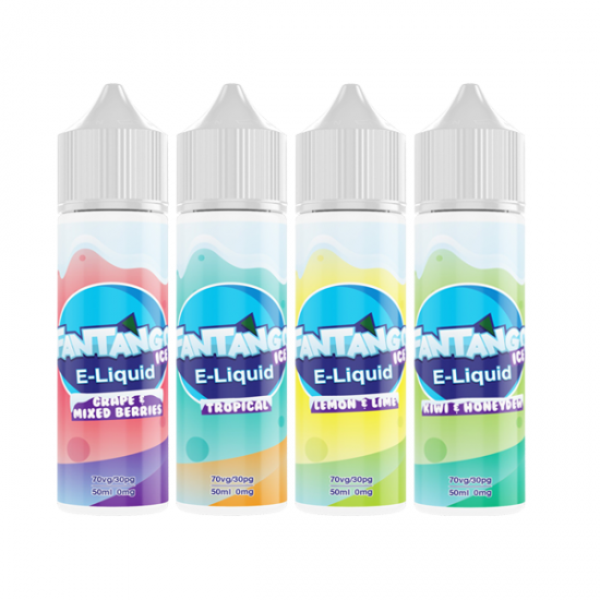 Fantango ICE 50ml Shortfill 0mg (70VG/30PG) - Flavour: Apple & Blackcurrant Ice & Quantity: x10