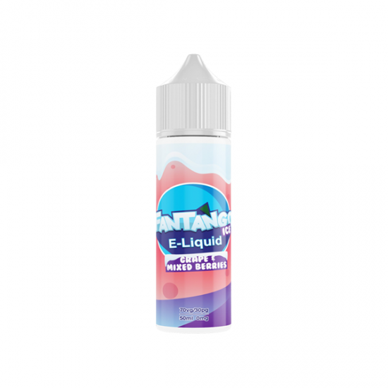 Fantango ICE 50ml Shortfill 0mg (70VG/30PG) - Flavour: Grape & Mixed Berries Ice & Quantity: x10