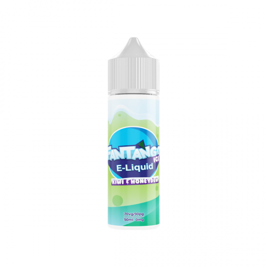 Fantango ICE 50ml Shortfill 0mg (70VG/30PG) - Flavour: Honeydew & Kiwi Ice & Quantity: x10