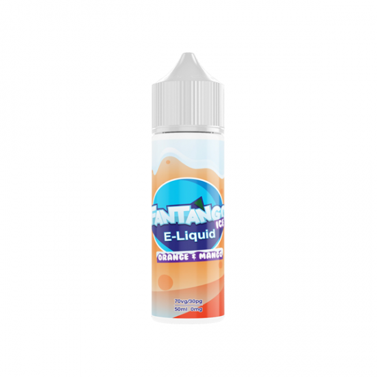 Fantango ICE 50ml Shortfill 0mg (70VG/30PG) - Flavour: Orange & Mango Ice & Quantity: x10