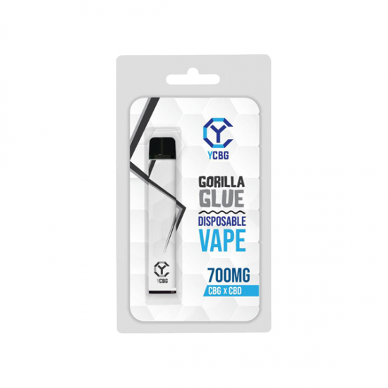 yCBG 700mg CBD + CBG Flowform Disposable Vape Pen (BUY 1 GET 1 FREE) - Flavour: Gorilla Glue