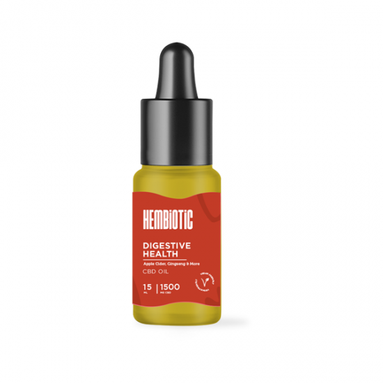 Hembiotic 1500mg CBD Oil - 15ml - Flavour: Digestive Health