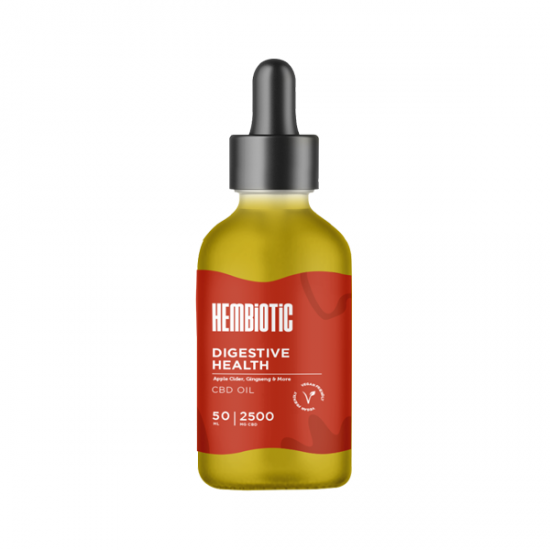 Hembiotic 2500mg Bulk CBD Oil - 50ml - Flavour: Digestive Health