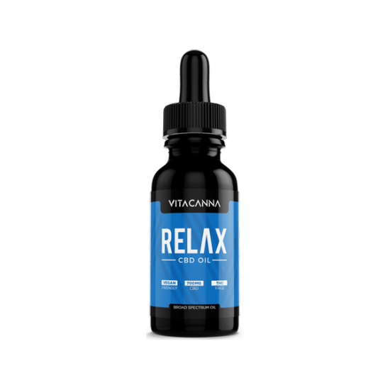 Vita Canna 700mg Broad Spectrum CBD Oil - 30ml - Flavour: Relax