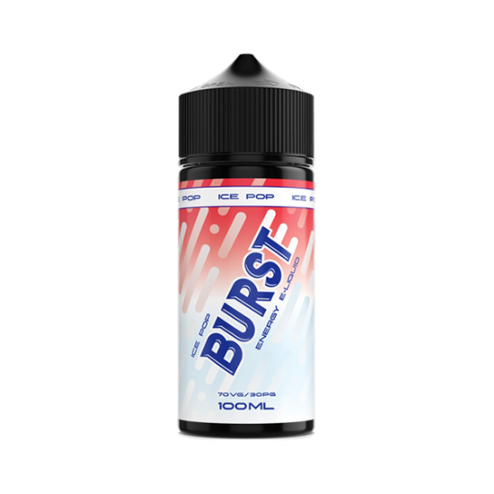 Burst Energy 100ml Shortfill 0mg (70VG/30PG) - Flavour: Ice Pop