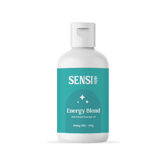 Sensi CBD 100mg CBD Massage Oil - 100ml (BUY 1 GET 1 FREE) - Flavour: Energy Blend