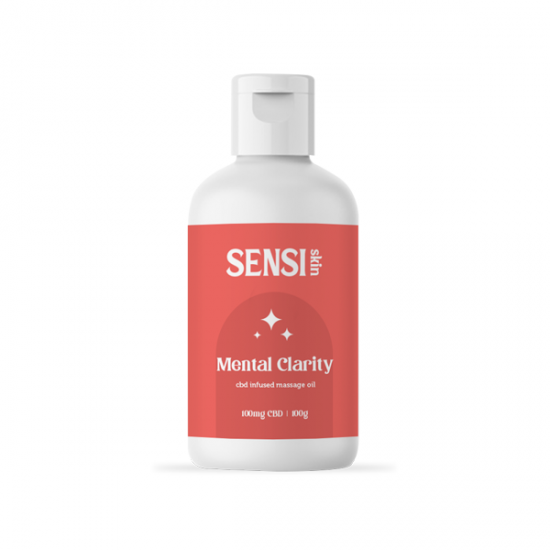 Sensi CBD 100mg CBD Massage Oil - 100ml (BUY 1 GET 1 FREE) - Flavour: Mental Clarity