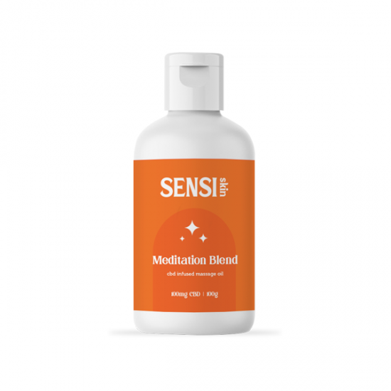 Sensi CBD 100mg CBD Massage Oil - 100ml (BUY 1 GET 1 FREE) - Flavour: Meditation Blend