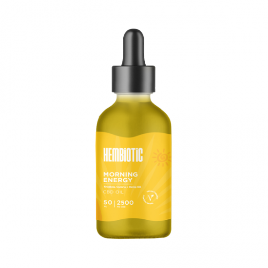 Hembiotic 2500mg Bulk CBD Oil - 50ml - Flavour: Morning Energy