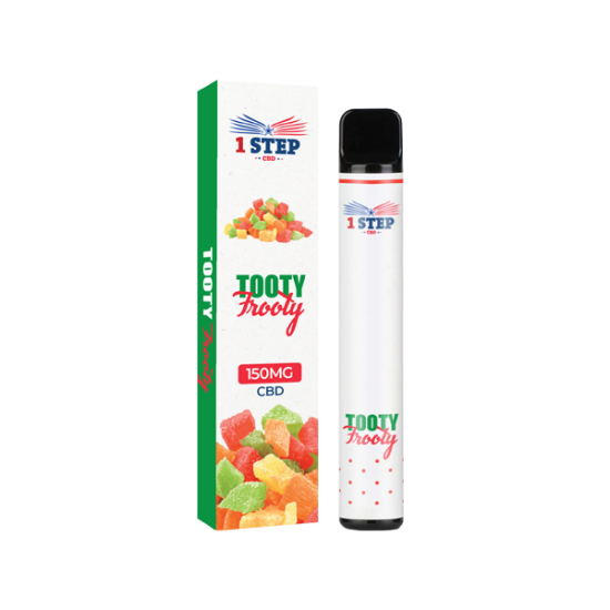 1 Step 150mg CBD Disposable Vape Device - Flavour: Tooty Frooty