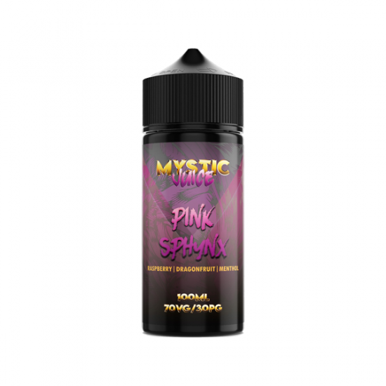 Mystic Juice 100ml Shortfill 0mg (70VG/30PG) - Flavour: Pink Sphynx