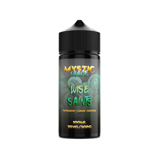 Mystic Juice 100ml Shortfill 0mg (70VG/30PG) - Flavour: Wise Saints