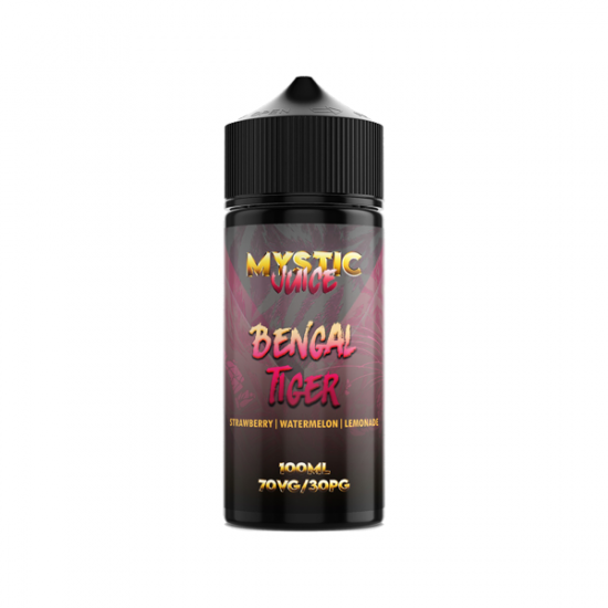 Mystic Juice 100ml Shortfill 0mg (70VG/30PG) - Flavour: Bengal Tiger